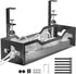 Under Desk Cable Management Tray, Metal Mesh with Clamp Mount, 2 Hole Cable Tray for Desk Wire Management and Organizer