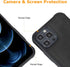 Molzar MAG Series iPhone 12 and 12 Pro Case, Faux Leather with Built-in Metal Plate for Magnetic Mount