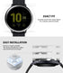 Ringke Bezel Styling Cover for Galaxy Watch Active 2, 40mm Only, Glossy Silver Adhesive Accessory