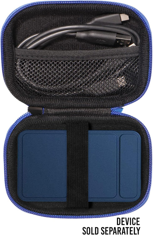 Alltravel Palm Size Case for Foldable Magnetic Wireless Portable Charger, Compatible with Yiisonger, Anker 622/633,