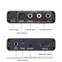 192KHz 3.5mm AMANKA HDMI ARC Audio Extractor with Digital Optical TOSLINK SPDIF Coaxial, HDMI ARC to RCA Audio
