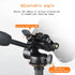 UTEBIT 11 lbs/5kg Tripod Fluid Head Tilt Head with Arca Swiss Quick Release Plate and Handle, Metal Camera Tripod Head