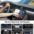 EEEKit 2 1 360 4-11in in CD Slot Tablet Car Mount, Universal Rotation CD Player Car Phone Holder for Devices, Black