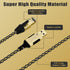 USB A to Ethernet Adapter Cable 50 FT, Gold-Plated Connector, Nylon Braided, Gigabit LAN Network to USB A Cord