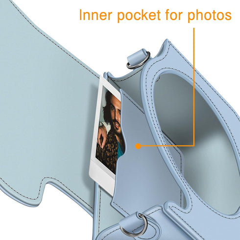 Fintie Protective Case for Fujifilm Instax Square SQ40/SQ1 Instant Camera, Premium Vegan Leather Bag with Adjustable