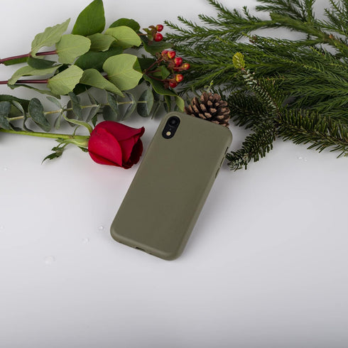 Tepise Series iPhone XR Case, Shockproof Heavy Duty Drop Protection, 6.1 inches Display, Army Forest Green - Olive Green