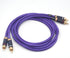 Veimeitk 2 2 24K (2.5FT/0.75m) RCA to RCA Audio Cable Heavy Duty Gold-Plated Pure Copper Shell Oxygen-Free Copper