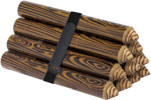 2 x 48 Inch Hook and Loop Cable Tie, 6 Pack Heavy Duty Adjustable Fastening Strap with Plastic D-ring Buckle