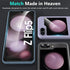 YWXTW 2023 Alignment Tool for Samsung Galaxy Z Flip 5: 2 Soft EPU, 2 Tempered Glass, 2 Metal Camera Lens Protectors.