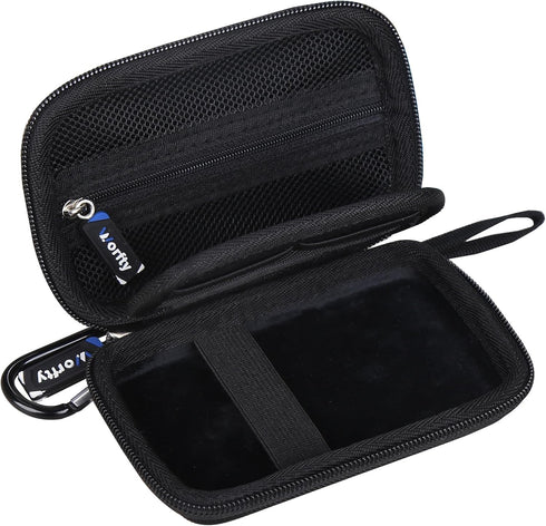 worfty JM21 13 MP3 Case for JadeAudio/FiiO Android Hi-Res Music Player - Travel Carrying Storage Bag (Black)