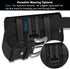 ykooe Rugged Nylon Holster for iPhone 15 Pro Max, 15 Plus, 11 Pro Max, 12 Pro Max, 13 Pro Max, 14 Plus - Black - XL