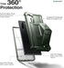 Dexnor Samsung Galaxy Note 10 Case with Built-in Screen Protector and Kickstand, Heavy Military Grade Shockproof Cover