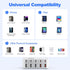 166W GaN 10-Port USB C Charging Station, PD20W QC18W Fast Charging Wall Charger for iPhone 15/14/13/12/11