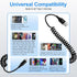 USB A to USB C Cable Fast Charging 6FT/3Pack for iPhone 15/15 Pro/15 Pro Max/15 Plus, Retractable Car Charger Cord