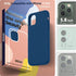 SURPHY Compatible with iPhone 11 Pro Max Case 6.5 inches, Thickened Liquid Silicone Phone Case (with Microfiber Lining) for iPhone 11 Pro Max 2019, Horizon Blue