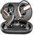 Open Ear Bluetooth 5.4 Earbuds, IPX6 Waterproof Air Conduction Headphones, 50H Playtime, Ergonomic Ear Hook, Built-in