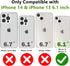 Designed for iPhone 14 Case iPhone 13 Case 2 in 1 Gift Militay Grade Drop Protective Rugged Heavy Duty Cover Shockproof Case for iPhone 14 Phone Case for women men boy girl (Black)