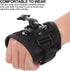 2pcs 360 Lurrose Degree Rotary Nylon Camera Arm Band and Hand Strap Wrist Mount for Action Cameras, Adjustable