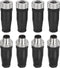 MECCANIXITY 8 Pin M12 Male & Female Aviation Wire Connector, 4 Set Waterproof IP67 Circular Connector