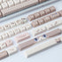 Hyekit PBT Keycaps for Mechanical Keyboard, 144 Keys Cute Cat Keycaps, Dye-Sublimation Custom Keycaps for Cherry
