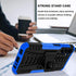 Military Grade Shockproof Bumper Cover for Samsung Galaxy A15 5G with 2 Pack Screen Protector, Blue