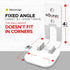 Wall Mount Bracket for Sonos ONE, ONE Gen 2, ONE SL & Play:1 Speaker, White, Compatible with ONE Series