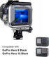 Standard Protective Waterproof Dive Housing Case for GoPro Hero 9, 10, 11, 12, Up to 45 Meters, Transparent