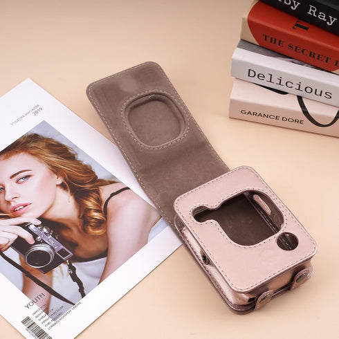 Frankmate Protective Case for Fujifilm Instax Mini Liplay Hybrid Instant Camera and Printer, Accessory Pocket,