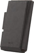 Hand Crafted Miter PU Leather Case Cover for iBasso DX220, First Edition, Light Black
