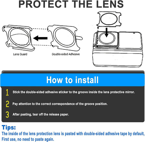 Lens Guards for Insta360 ONE RS/ONE R Accessories Case