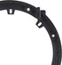 Metra 82-7805 Speaker Plate Adapter 6" to 6-3/4" for Honda Civic 2006-2011, Black