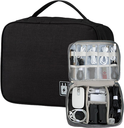 Organizer Case Small Electronic Devices USB Charger Accessories Mouse Phone Cable SD