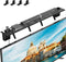 BEISHI Universal Soundbar Mount - No Drilling Required Space-Saving TV Top Shelf Steel