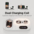 mooas All-Rounder 4 in 1 Fast Wireless Charging Nightlight Clock, Compatible with iPhone 15 14, Galaxy S24 S23