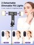 SelfieShow 53'' 1 17 16 15, Selfie Stick Tripod with Light, Extendable Selfie Stick with Remote, Portable Cell Phone