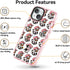 Rosarnnah 15 6.6 (6.1") for iPhone Case Cute - Durable Shockproof ft Drop Impact Phone Case - Funny Milk Cow Ducky