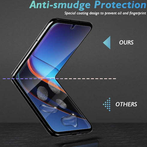 Orzero (2 Pack) Screen Protector for Motorola Razr 2024/Razr+ 2024, TPU Material, Anti-Scratch, HD Bubble-Free