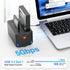 FIDECO USB 3.2 Gen 1 to Hard Drive Docking Station, Supports 2.5 or 3.5 inch SATA HDD SSD with Duplicator