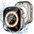 Tensea 2 in 1 Waterproof Screen Protector Case for Apple Watch Ultra 2/Ultra 49mm, iWatch Protective PC Face Cover
