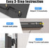 Drywall Studless TV Wall Mount for 12-55 Inch TVs - Load Up to 100 Lbs, VESA 100x100mm to 400x400mm