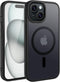 CACOE Magnetic Case for iPhone 15 2023, Compatible with MagSafe, Anti-Fingerprint Shockproof Cover, Matte Black