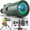 Monocular Telescope 12X56 ED with Smartphone Adapter for Stargazing, Birdwatching, Waterproof Monocular