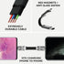Rolling Square inCharge 6 - Keychain USB C Charger Cable, 6 in 1 Universal Cable Charger