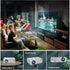 WTONISY Mini Projector, 720P Native Home Video Projector, 1080P Supported Film Projector with HDMI VGA AV USB Port