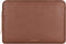 Comfyable Slim Protective Laptop Sleeve, Compatible with 13/13.3/14 Inch MacBook Air & Pro, Brown PU Leather Cover