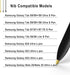 Metal Nibs Replacement for Samsung Galaxy Tab S9/S9FE+/S9 Ultra/S8/S8+/S8 Ultra/S7/S7 FE/S6/S6 Lite/S22/S23/S24 Ultra S