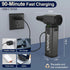 180000RPM Compressed Air Duster, Powerful Cordless Electric Air Duster with Brushless Motor and LED Light, Rechargeable