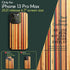 iATO iPhone 13 Pro Max Case - Premium Natural Wood Cover with Military-Grade Protection, Eco-Friendly (Skateboard)