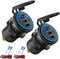 2 PACK 12V USB Outlet Wired Charger Multi Port, Dual PD3.0 USB-C & Quick Charge 3.0 Car USB Port Socket with Power