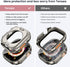 Tensea 2 in 1 Waterproof Screen Protector Case for Apple Watch Ultra 2/Ultra 49mm, iWatch Protective PC Face Cover